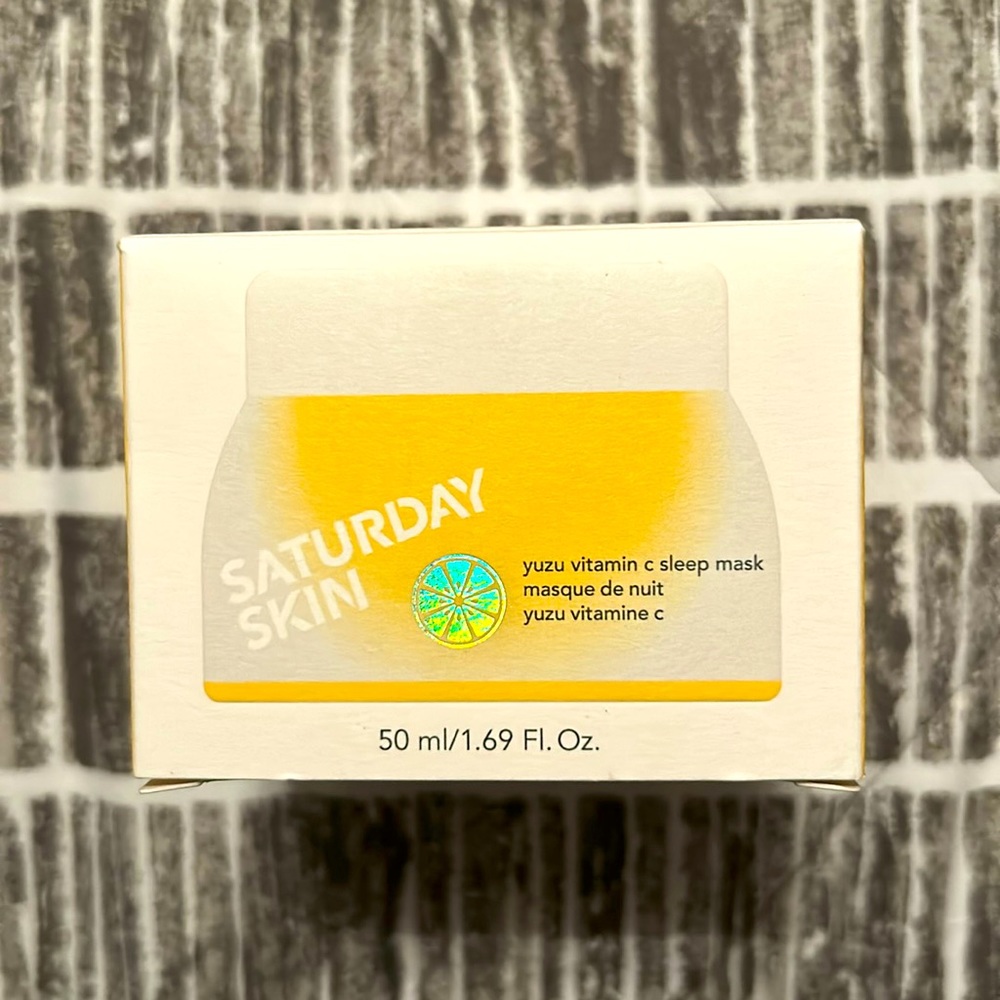Saturday skin - vitamin c mask